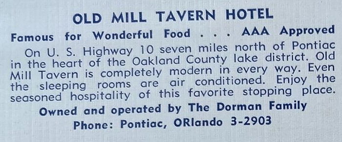 Cascade Motel (Olde Mill Inn on the Lake) - Vintage Postcard (newer photo)